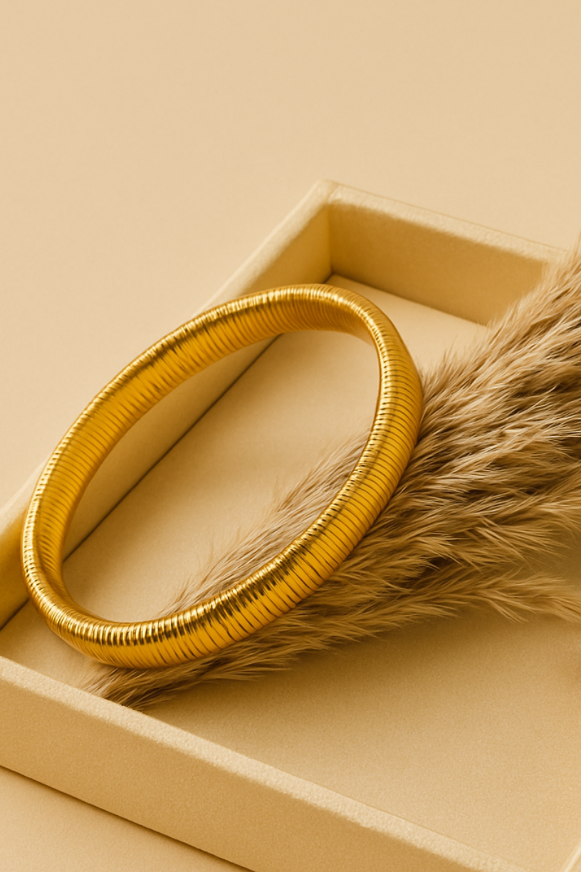 Gold Spring Bracelet