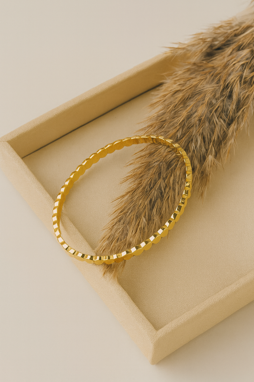 Golden Honeycomb Bracelet
