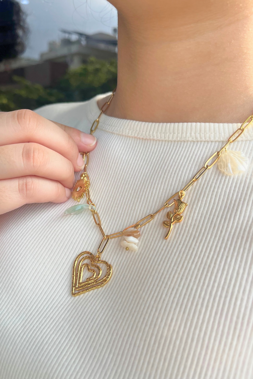 Ocean Heart Necklace