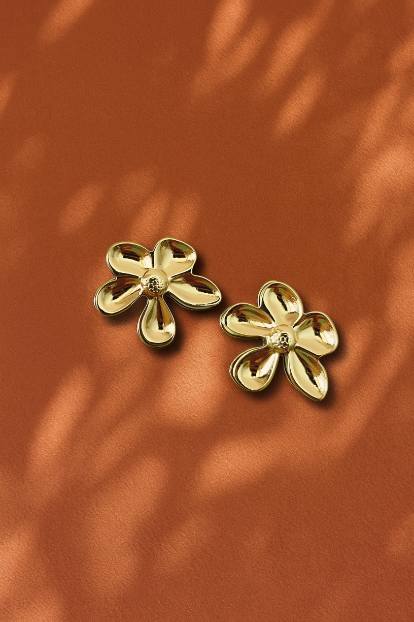 Petal Glow Stud Earrings