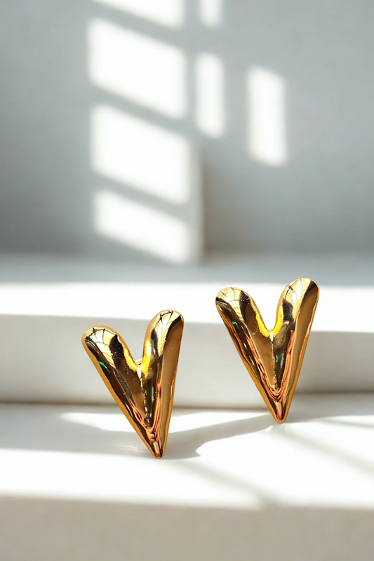 Bold Heart Earrings