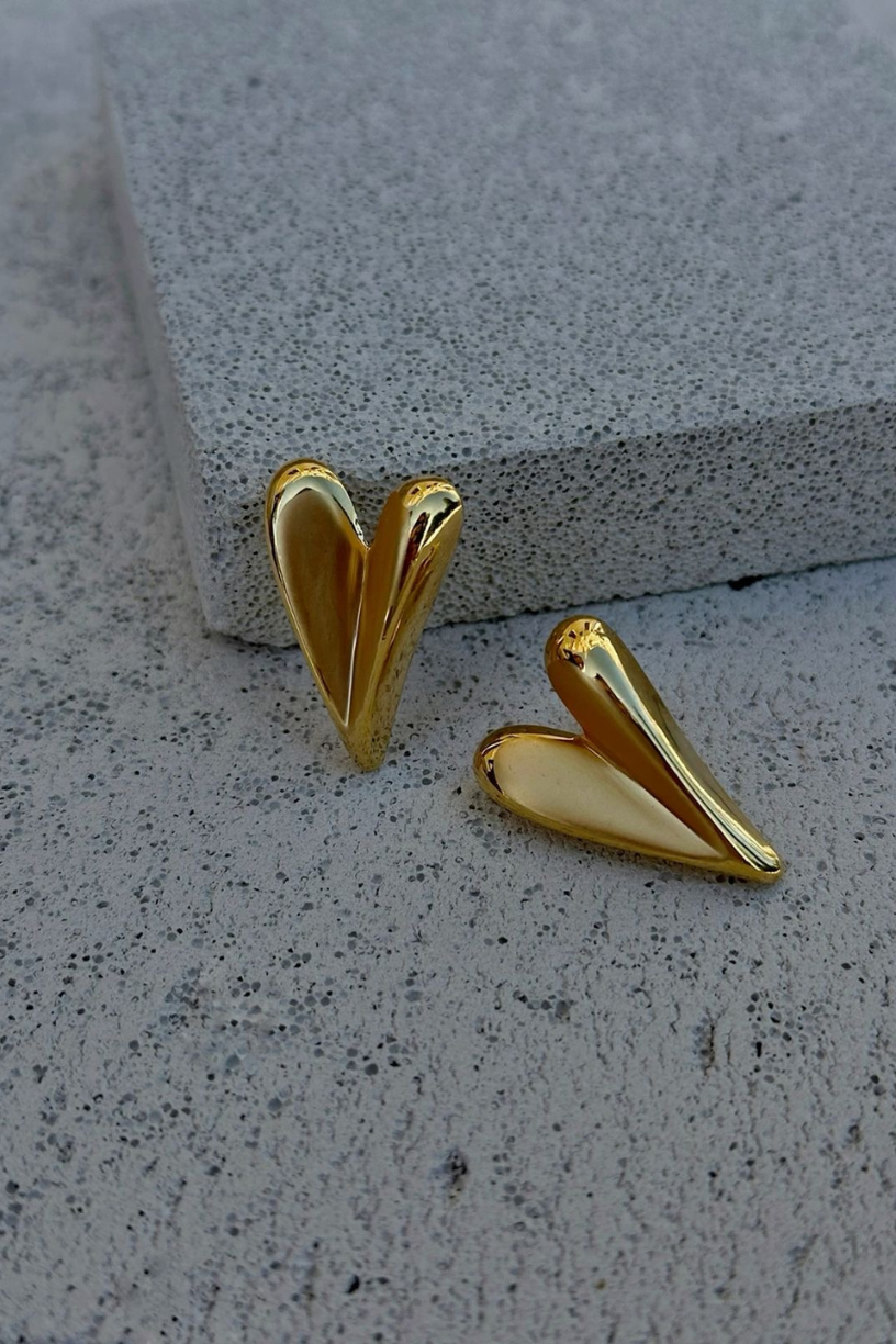 Bold Heart Earrings