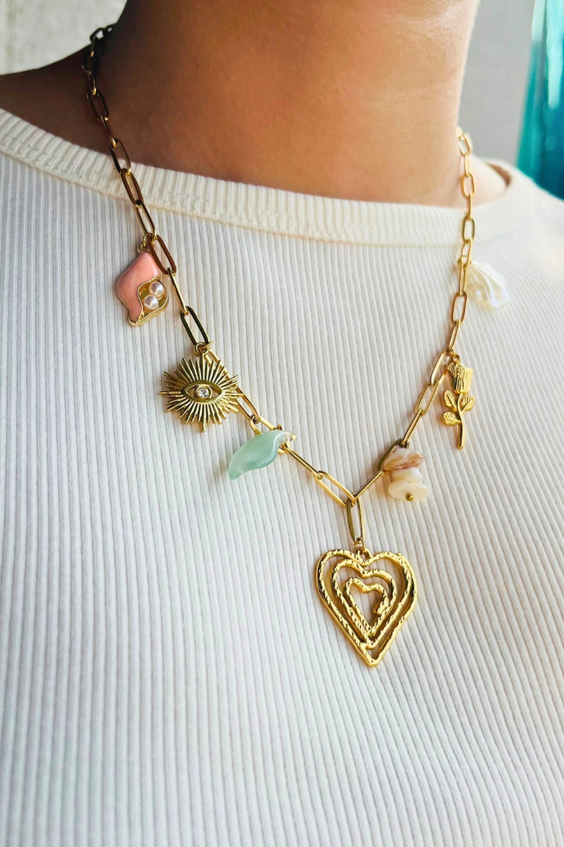 Ocean Heart Necklace
