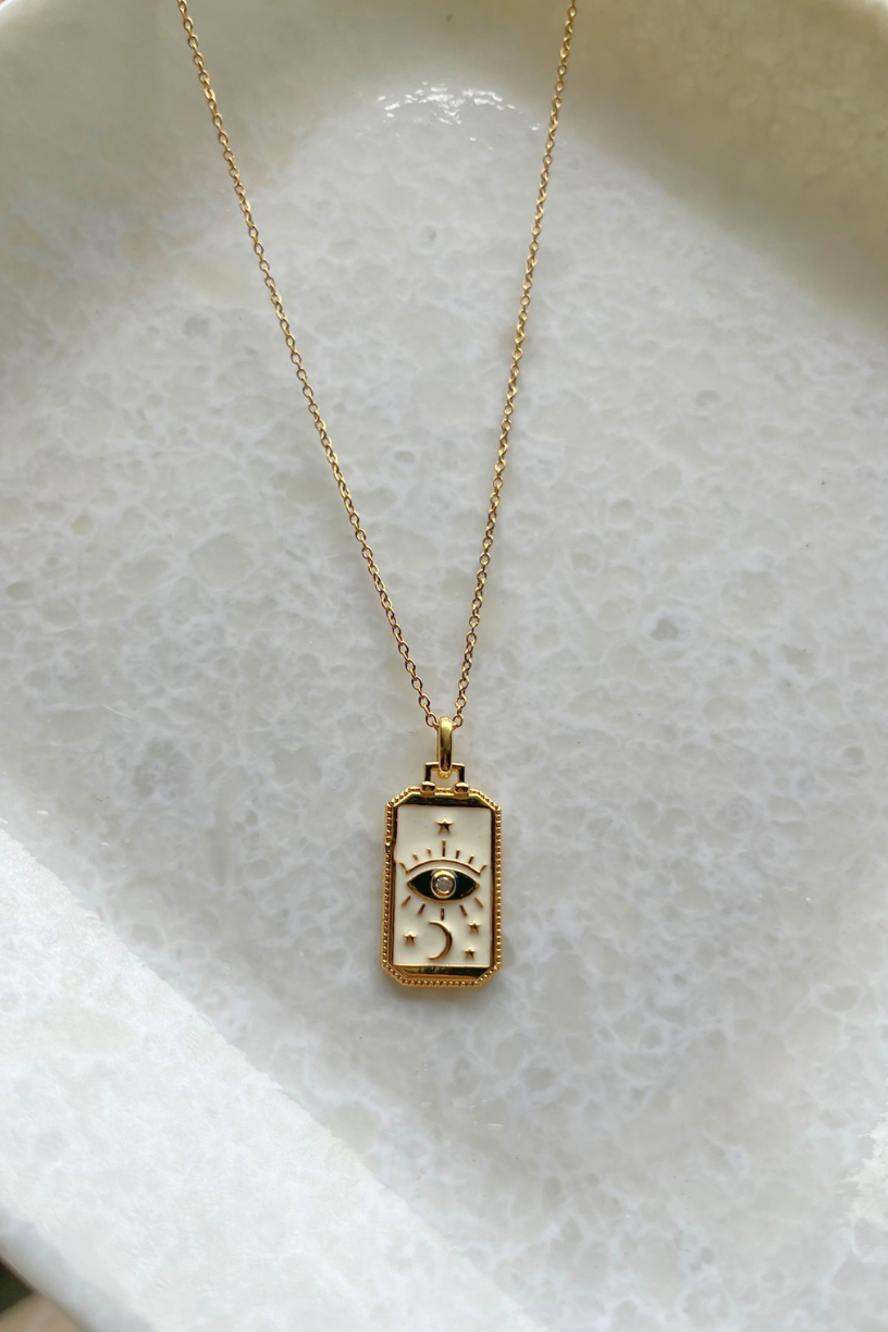 Mystic Moon Pendant Necklace