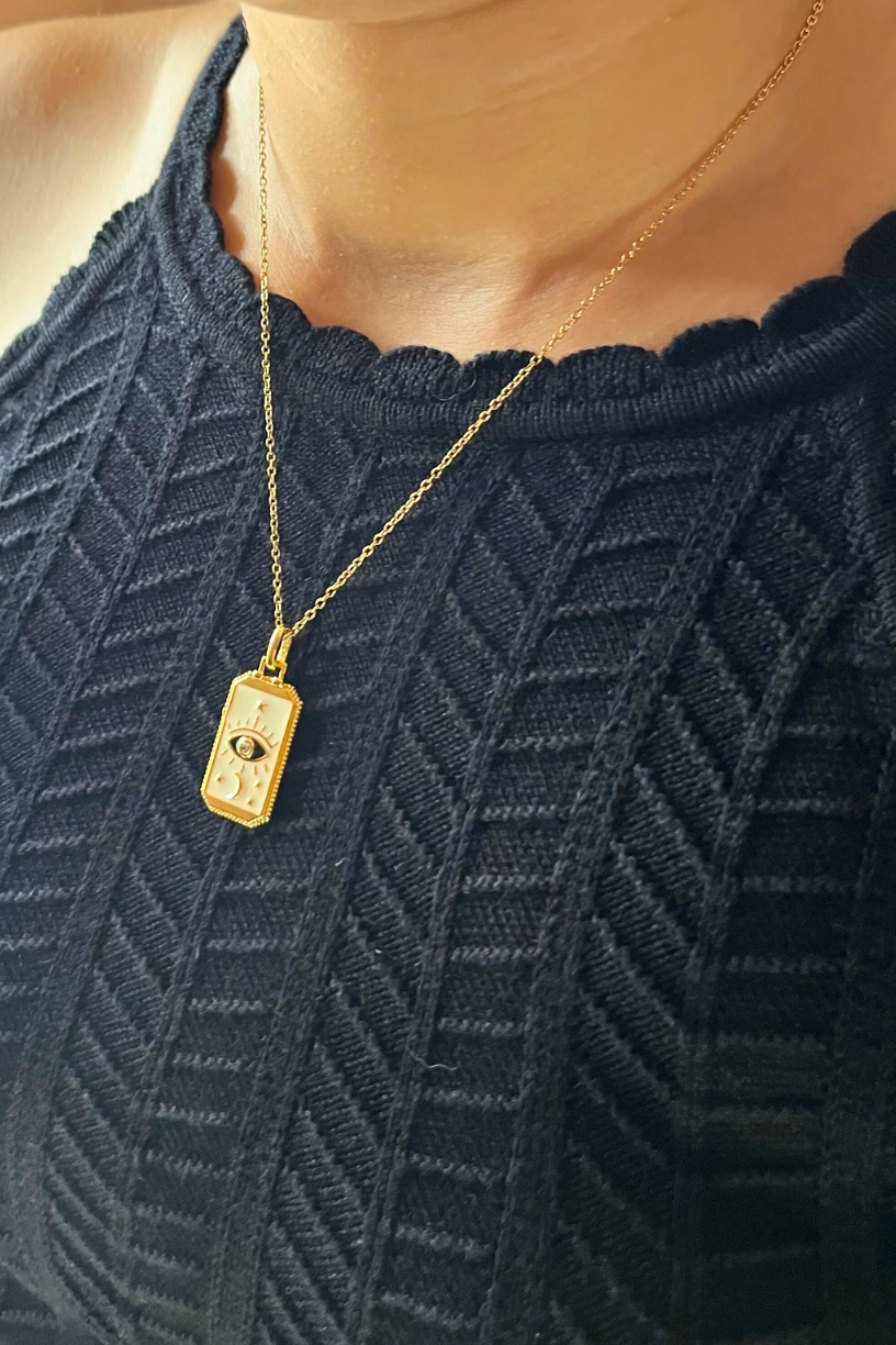 Mystic Moon Pendant Necklace