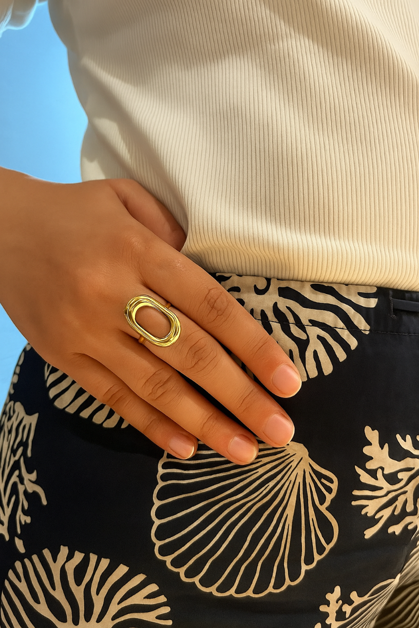 Halo Oval Ring-Made To Order