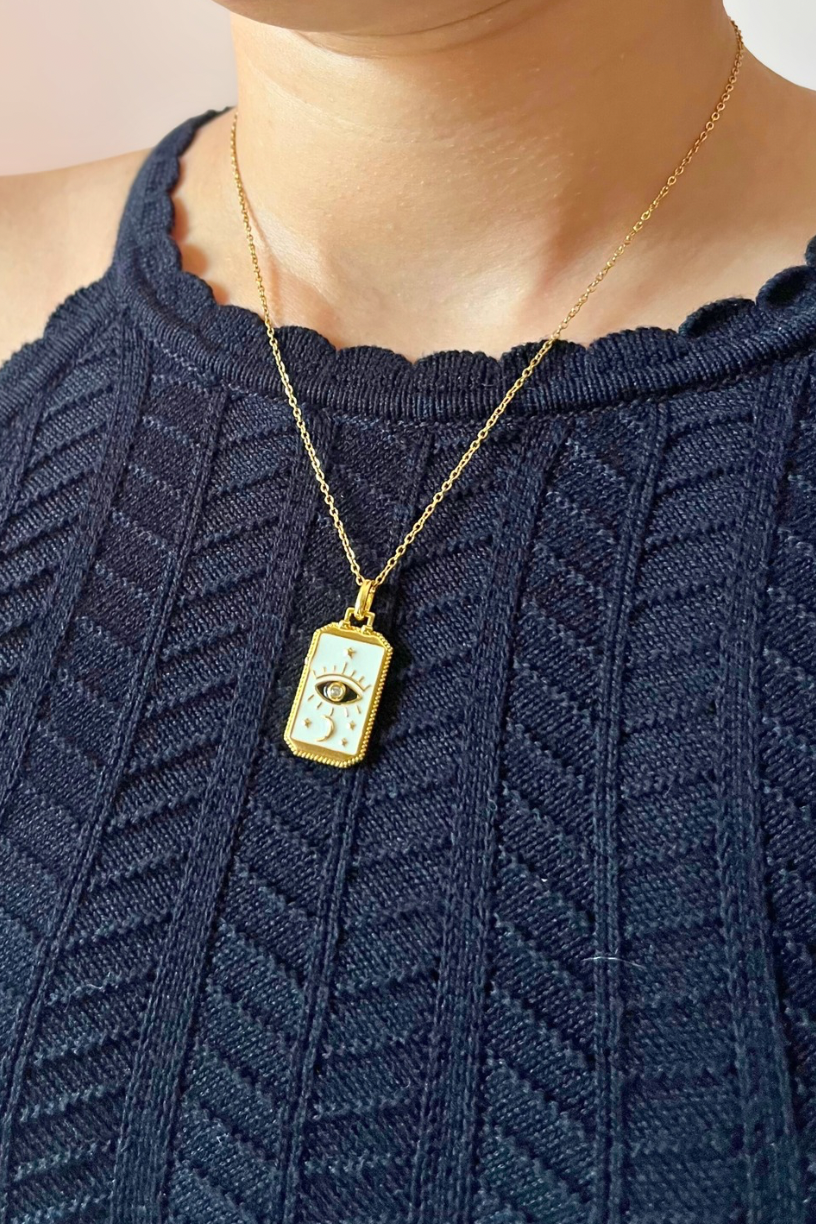 Mystic Moon Pendant Necklace