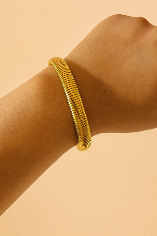 Gold Spring Bracelet