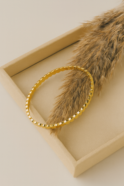 Golden Honeycomb Bracelet