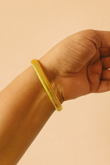 Gold Spring Bracelet