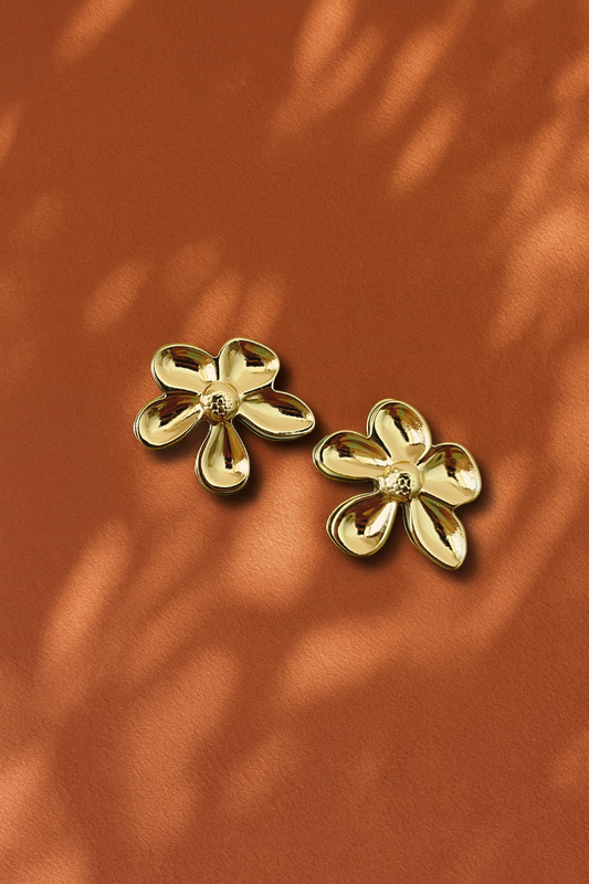 Petal Glow Stud Earrings