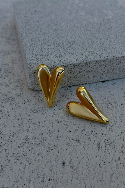 Bold Heart Earrings