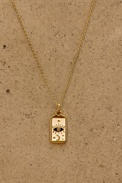 Mystic Moon Pendant Necklace
