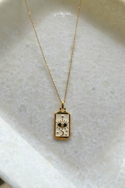 Mystic Moon Pendant Necklace