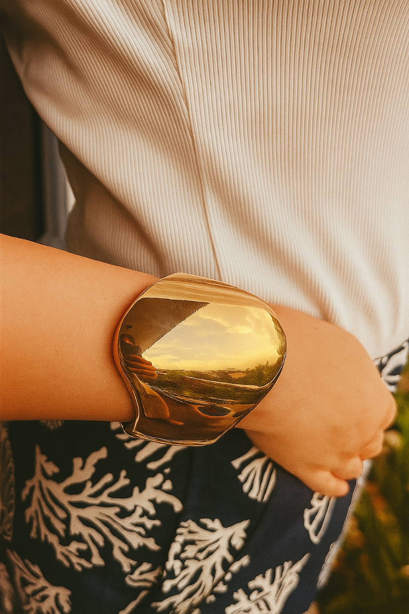 Molten Dome Cuff Bracelet-Made To Order
