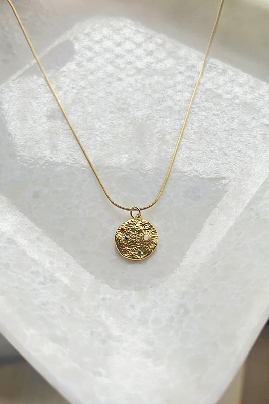 Celeste Disc Necklace