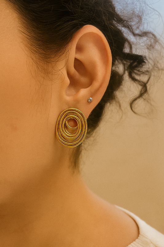 Swirl Stud Earrings