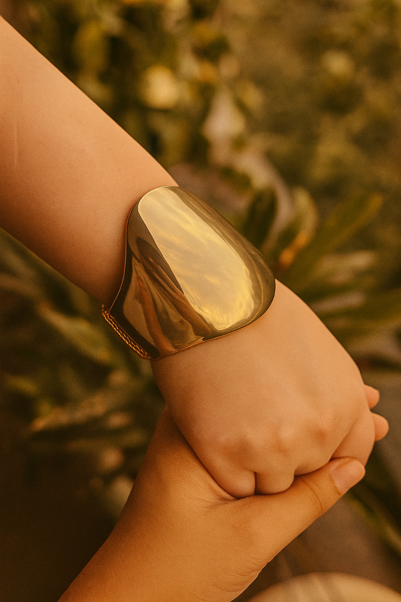 Molten Dome Cuff Bracelet-Made To Order