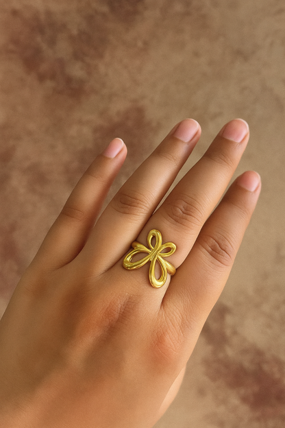 Flora Knot Ring-Made To Order